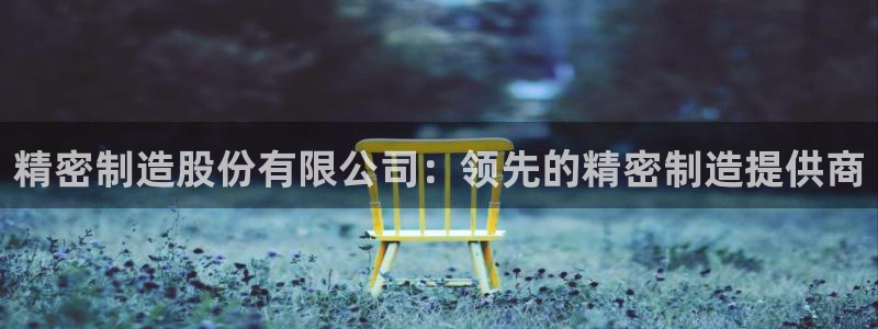 大发彩神官网下载：精密制造股份有限公司：领先的精密制造提供商