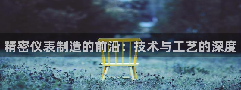 彩神大发云：精密仪表制造的前沿：技术与工艺的深度