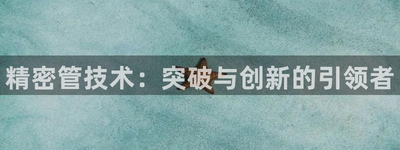 彩神v集团有限公司：精密管技术：突破与创新的引领者