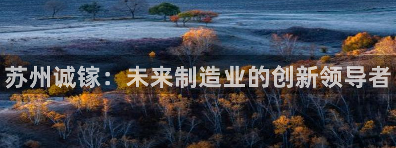 彩神vii手游下载：苏州诚镓：未来制造业的创新领导者