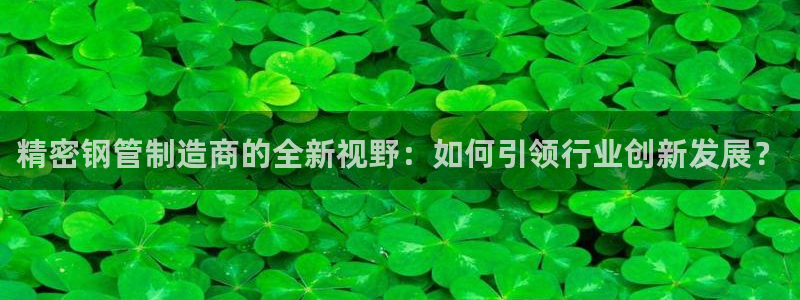 彩神是正规平台吗知乎：精密钢管制造商的全新视野：如何引领行业创新发展？
